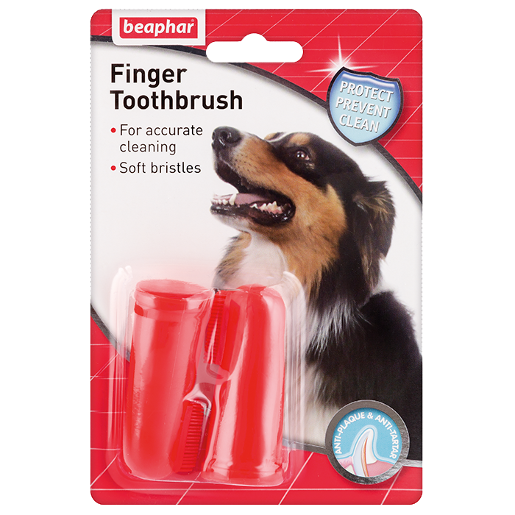 Beaphar Finger Toothbrush Зубные щетки на палец для собак