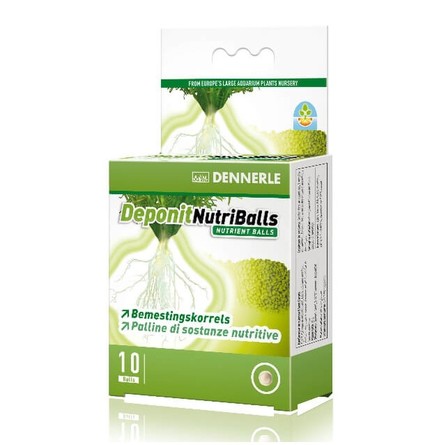 Dennerle Deponit NutriBalls 10 - Корневое удобрение для аквариумных растений, 10 шт. – интернет-магазин Ле’Муррр
