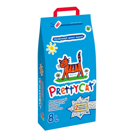 PrettyCat Aroma Fruit наполнитель впитывающий для кошек, 4 кг