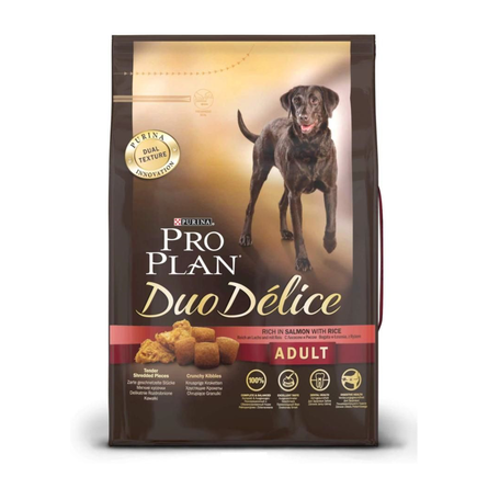 Pro Plan Duo Delice Сухой корм для взрослых собак всех пород (с лососем и рисом), 700 гр - фото 1