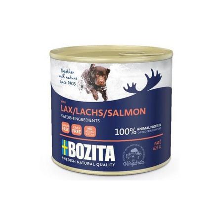Bozita Мясной паштет с лососем для собак, 625г – интернет-магазин Ле’Муррр