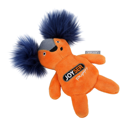JOYSER Puppy Игрушка для собак Белка со сменной пищалкой, размер S, оранжевая, 15 см - фото 1
