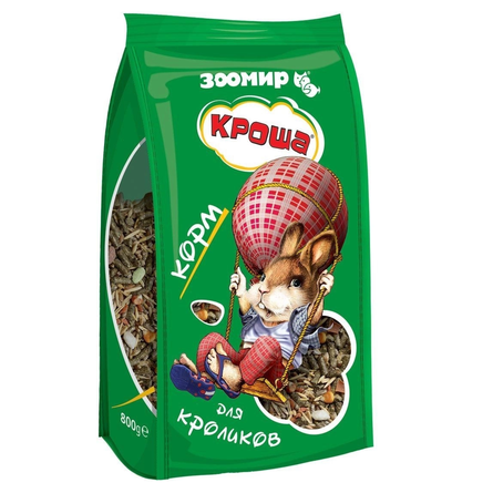 Кроша Многокомпонентный комплексный корм для кроликов, 800 гр