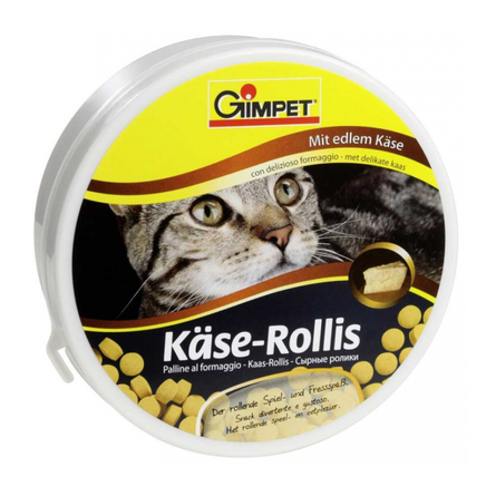 Gimpet Kase-Rollis Витаминизированное лакомство для кошек (с сыром), 400 таблеток – интернет-магазин Ле’Муррр
