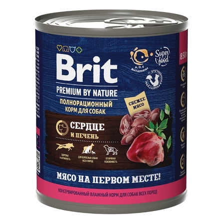 Brit Premium by Nature Консервы для собак, 850г - фото 1