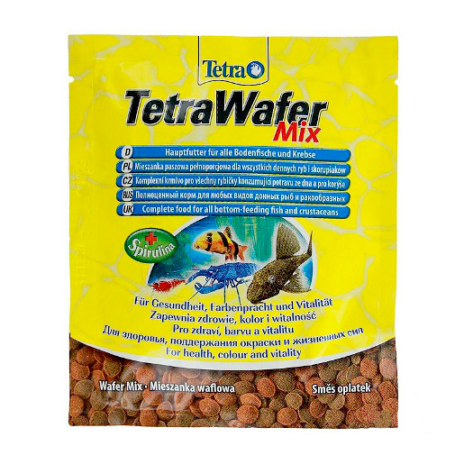TetraWater Mix Основной корм для всех видов травоядных донных рыб