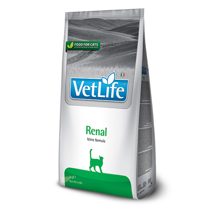 Farmina Vet Life Renal сухой лечебный корм для кошек при почечной недостаточности, 400 гр - фото 1