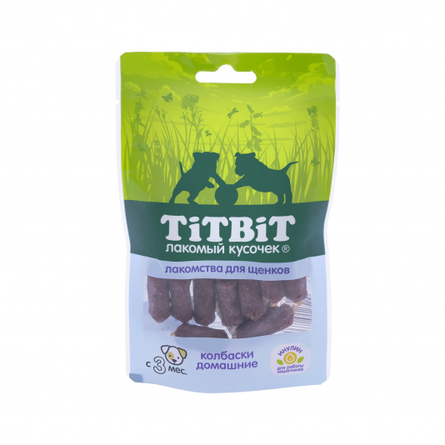 Titbit Колбаски домашние для щенков , 50 гр