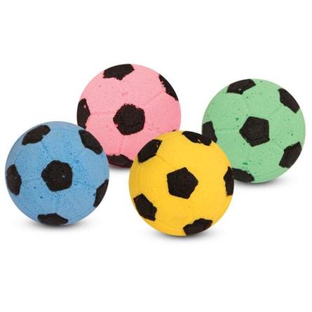 Triol Игрушка для кошек мяч футбольный одноцветный, 1 шт
