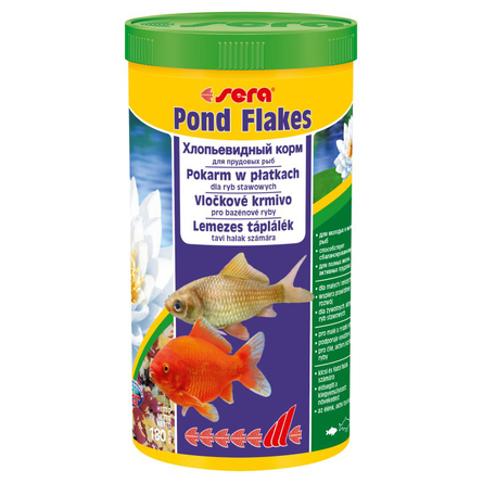 Sera Pond Flakes корм для прудовых рыб – интернет-магазин Ле’Муррр