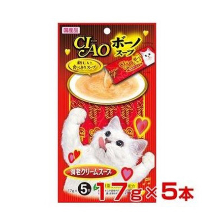 INABA ЧАО Соус для кошек Крем-суп из креветок, 85 гр - фото 1