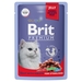 Brit Premium Пауч мясное ассорти с потрошками для стерилизованных кошек, 85 гр – интернет-магазин Ле’Муррр