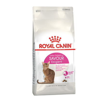 Royal Canin Savour Exigent Корм сухой сбалансированный для привередливых взрослых кошек от 1 года, 0,2 кг - фото 1