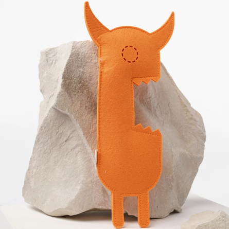 Barq - Monsters Войлочная игрушка Tasmanian Devil, оранжевый - фото 1