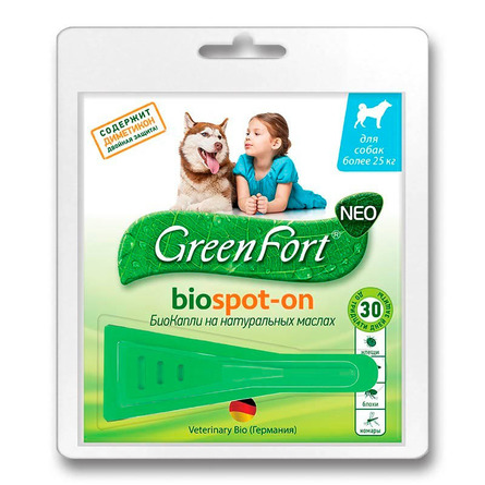 GreenFort NЕО БиоКапли для собак от 25 кг - фото 1