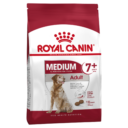 Royal Canin Medium Adult 7+ Сухой корм для пожилых собак средних пород старше 7 лет, 15 кг