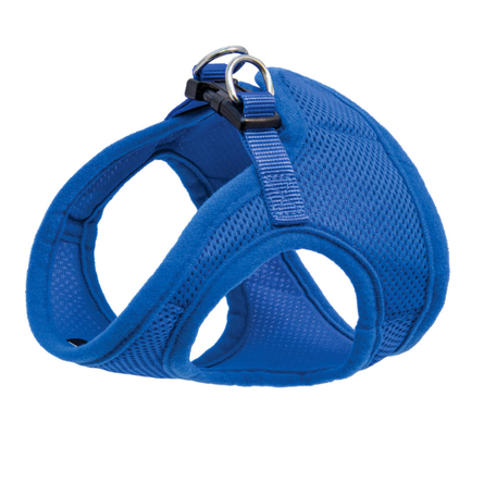 Triol Комплект мягкая шлейка-жилетка и поводок, синий, обхват груди 400мм, поводок 15*1200мм