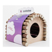 Zoobaloo Домик для грызунов деревянный овальный, 15х12х16см – интернет-магазин Ле’Муррр