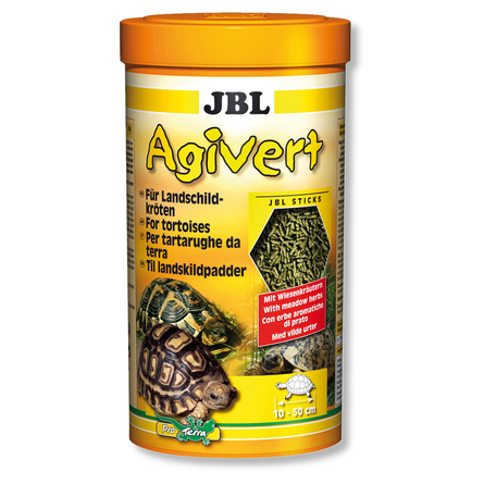 JBL Agivert Растительный корм для сухопутных черепах, палочки, 100 мл - фото 1
