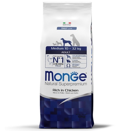 Monge Dog Medium Сухой корм для взрослых собак средних пород – интернет-магазин Ле’Муррр