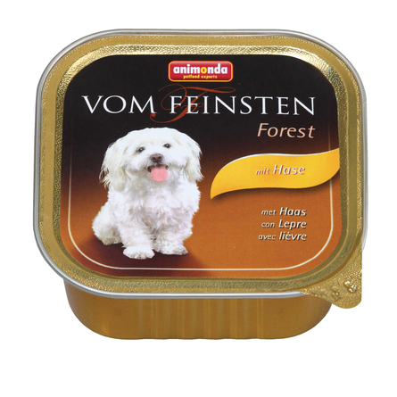 Animonda Vom Feinsten Forest Паштет для взрослых собак всех пород (с кроликом) – интернет-магазин Ле’Муррр