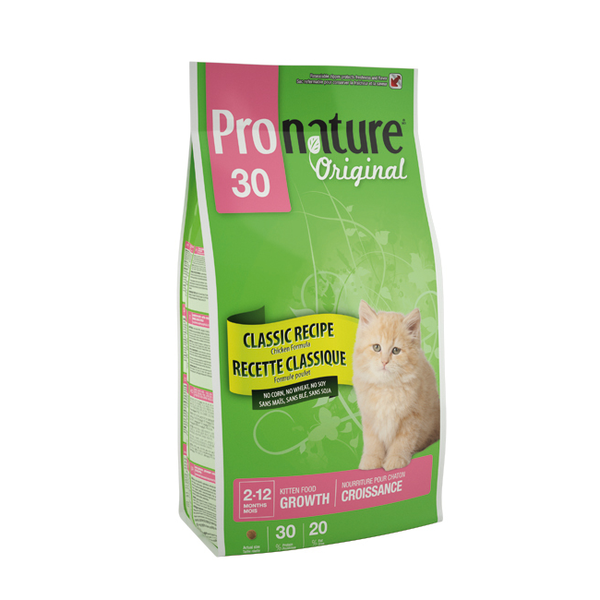 Pronature Original 30 Kitten Сухой корм для котят (с цыпленком)