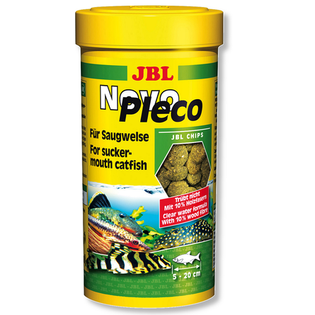 JBL NovoPleco Основной корм для небольших и средних кольчужных сомов (чипсы), 1 л - фото 1