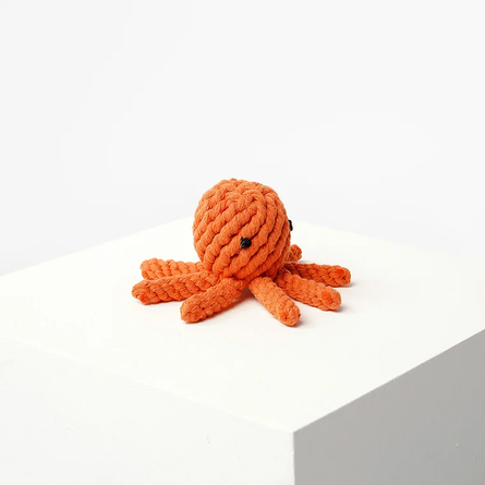 Barq - Animals, Модель: Octopus Вязаная игрушка их хлопка (коралловый) - фото 1