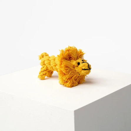 Barq - Animals Вязаная игрушка из хлопка Lion, желтый