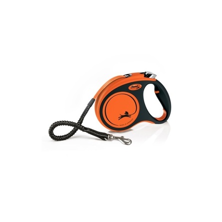 Купить Flexi Xtreme Поводок-рулетка М, Ремень 5м до 35 кг, оранжевый за 3380.00 ₽