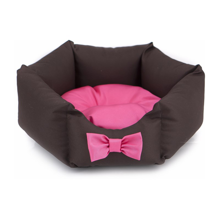 Comfy Лежанка Lola шестигранная с розовой отделкой – интернет-магазин Ле’Муррр