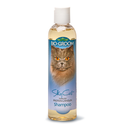 Bio-Groom Silky Cat Shampoo Шампунь для кошек с протеином и ланолином, 236 мл - фото 1