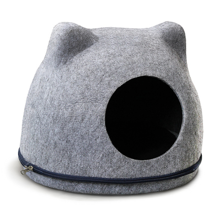 Triol Домик для кошек «Кошкин дом», серый – интернет-магазин Ле’Муррр