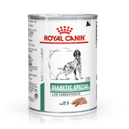Royal Canin Diabetic Special Low Carbohydrate Влажный лечебный корм для собак при заболевании диабетом, 410 гр - фото 1