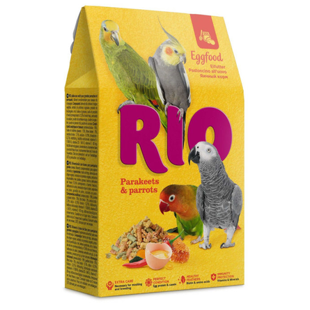 RIO Яичный корм для средних и крупных попугаев, 250 гр