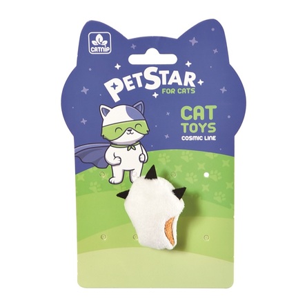 PET STAR Игрушка для кошек ЛАПКА с мятой - фото 1