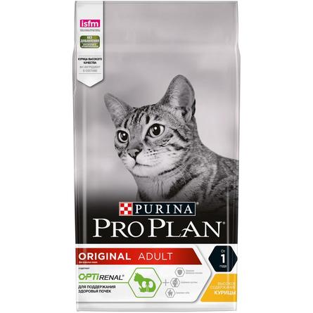 Pro Plan Adult Сухой корм для взрослых кошек (с курицей), 1,5 кг - фото 1
