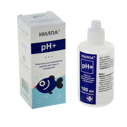 НИЛПА pH+ Реактив для повышения уровня pH воды в аквариуме, 100 мл - фото 1