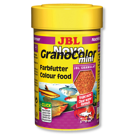 JBL NovoGrano Color mini Корм для небольших рыбок, гранулы, 100 мл - фото 1