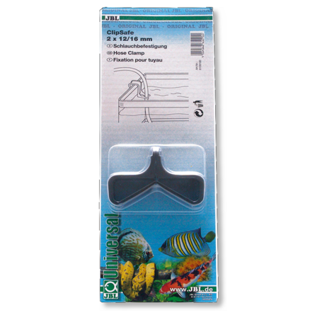 JBL ClipSafe Клипса для крепления аквариумного шланга диаметром 12-16 мм, 2 шт - фото 1