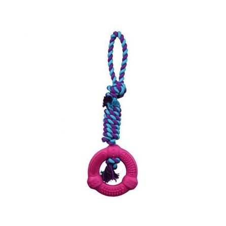 Trixie Игрушка для собак кольцо на веревке - фото 1
