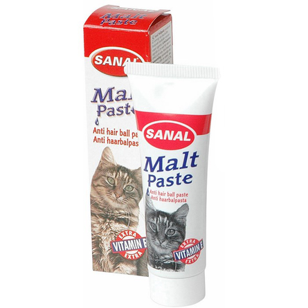 Sanal Malt Paste Паста для кошек для выведения шерсти – интернет-магазин Ле’Муррр