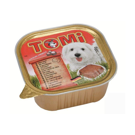 ToMi Паштет для взрослых собак всех пород (с говядиной), 300 гр