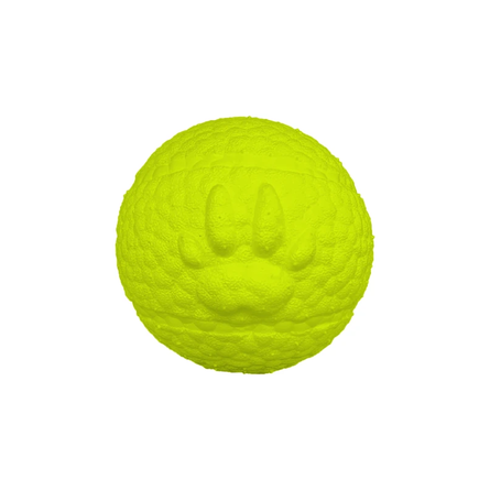 Mr.Kranch Игрушка  для собак Мяч с лапкой, цвет желтый