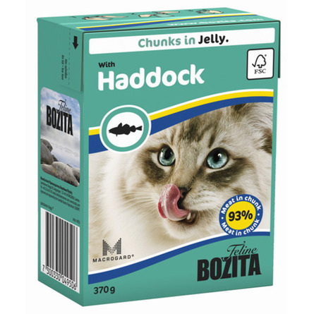 Bozita Кусочки паштета в желе для взрослых кошек (с морской рыбой), 370 гр