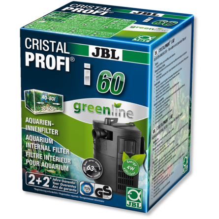 JBL CristalProfi i60 greenline Экономичный внутренний фильтр для аквариумов 40-60 л 