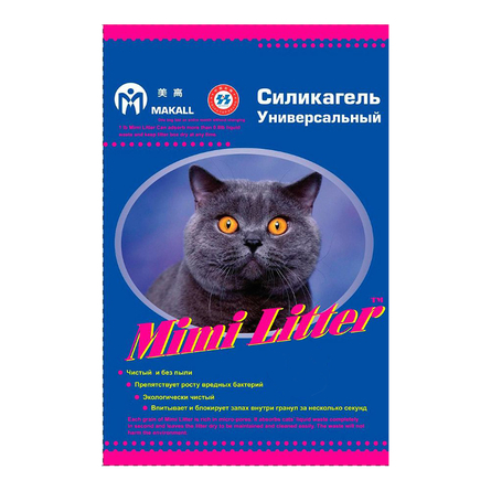 Mimi Litter Впитывающий силикагелевый наполнитель для кошек, 3,6 кг - фото 1