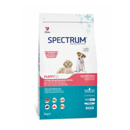SPECTRUM Puppy 32 Сухой корм для щенков мелких и средних пород до 25 кг , 3 кг