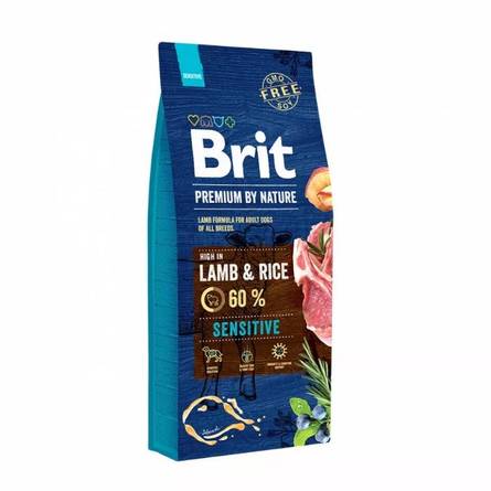 Brit Premium By Nature Sensitive Lamb Сухой корм для собак с чувствительным пищеварением , 3 кг