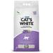 CAT'S WHITE Lavender Комкующийся наполнитель для кошек, с нежным ароматом лаванды – интернет-магазин Ле’Муррр